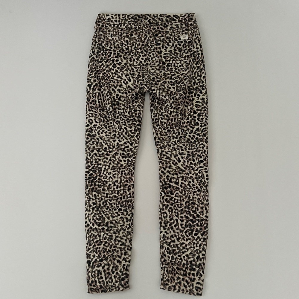 Jen 7 by 7 For All Mankind Leopard Pattern Cropped Jeans Ankle Skinny Size 2 - Picture 11 of 15